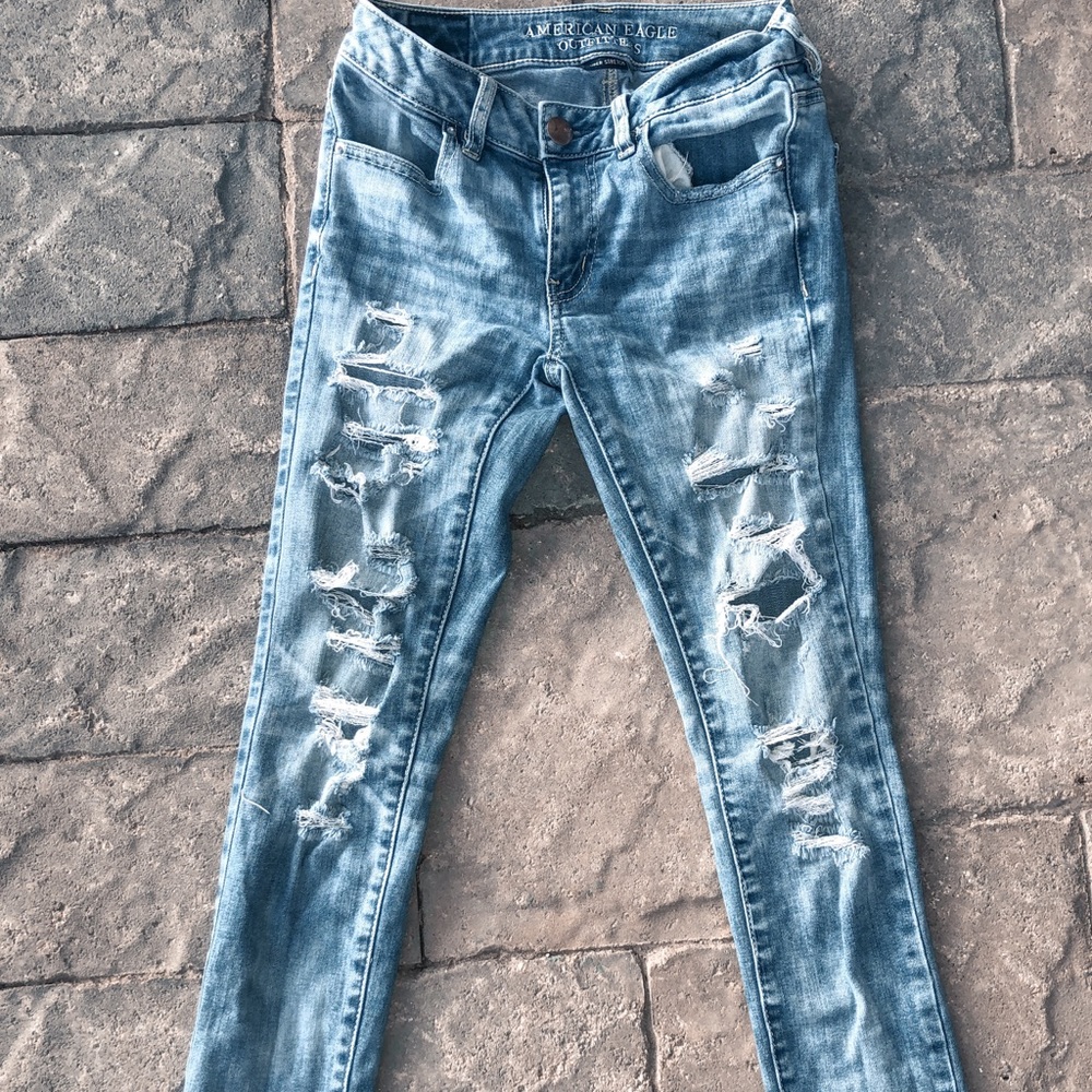 Ripped American Eagle Jeans